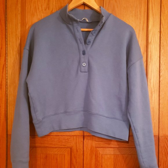 Reformation Marla Cropped Sweatshirt - Picture 1 of 4